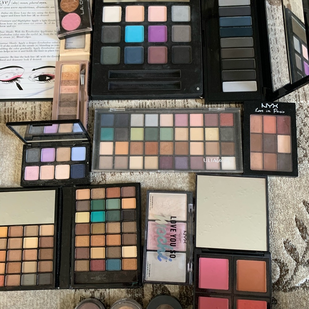 VS NYX drugstore makeup LOT